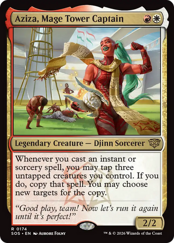 Aziza, Mage Tower Captain [Secrets of Strixhaven]