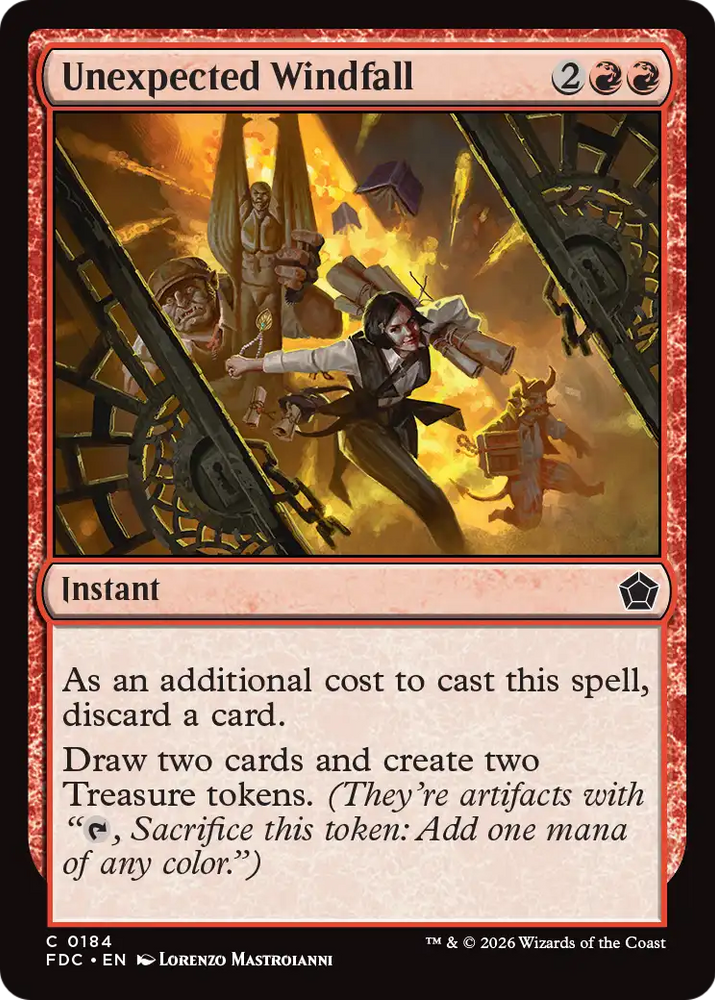 Unexpected Windfall [Foundations Commander]