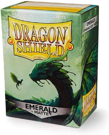 Dragon Shield Sleeves Matte Emerald 100 ct