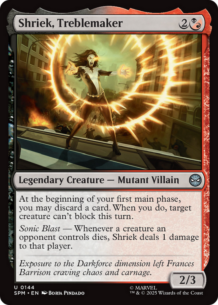 Shriek, Treblemaker [Marvel's Spider-Man]