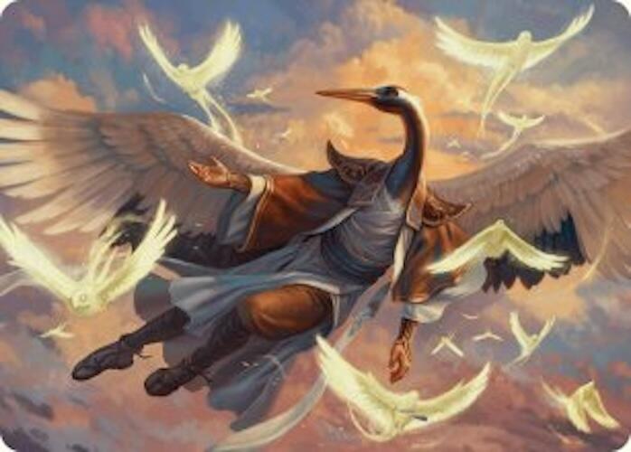 Kykar, Zephyr Awakener Art Card (16/54) [Foundations Art Series]