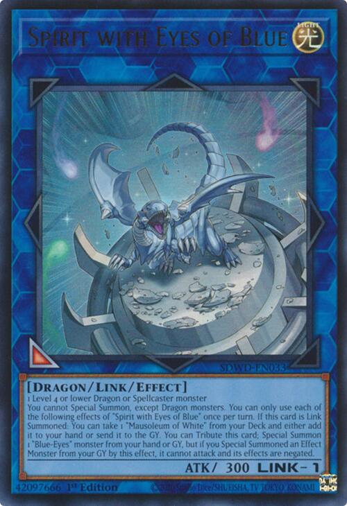Spirit with Eyes of Blue [SDWD-EN033] Ultra Rare