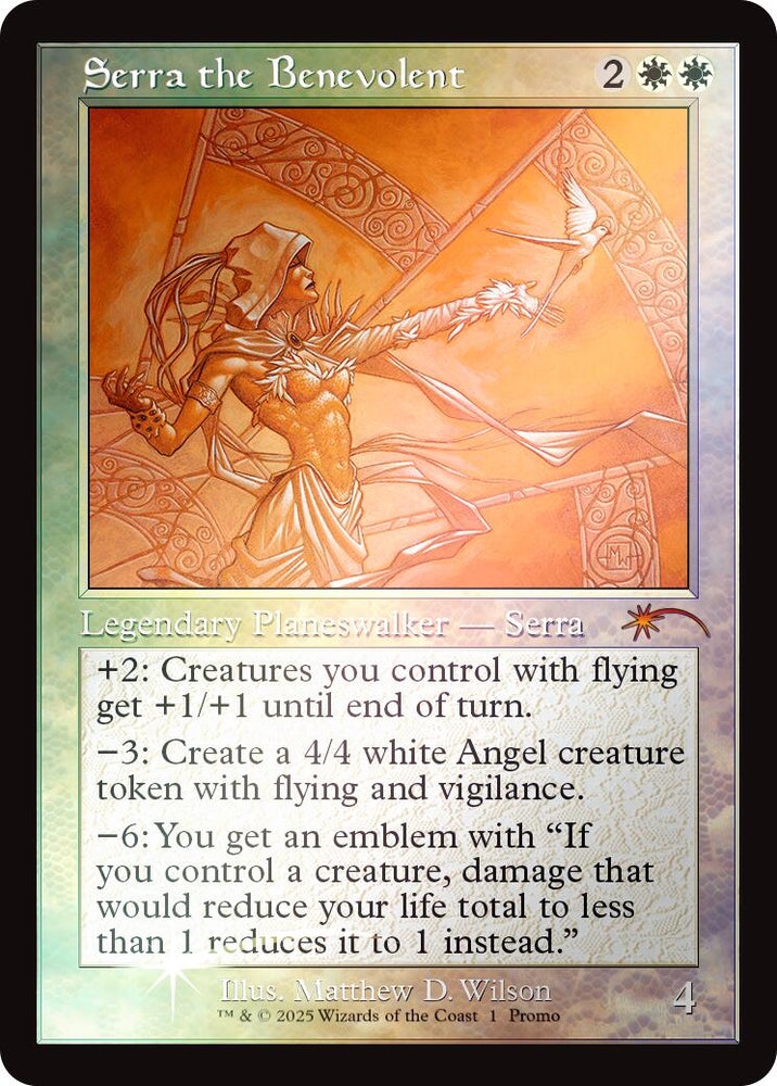 Serra the Benevolent (Retro Frame) [MagicFest 2019]
