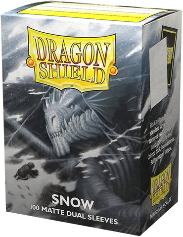 Dragon Shield Sleeves Dual Matte Snow 100ct