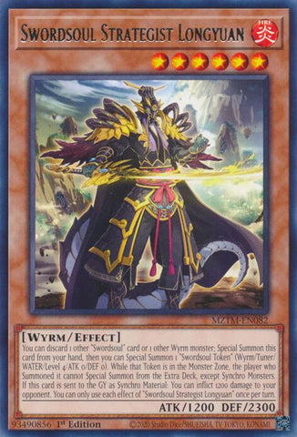 Swordsoul Strategist Longyuan [MZTM-EN082] Rare