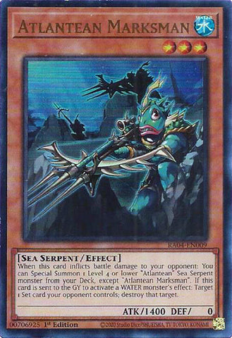 Atlantean Marksman [RA04-EN009] Ultra Rare