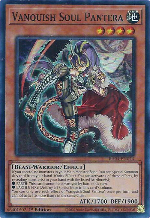 Vanquish Soul Pantera [RA04-EN044] Super Rare
