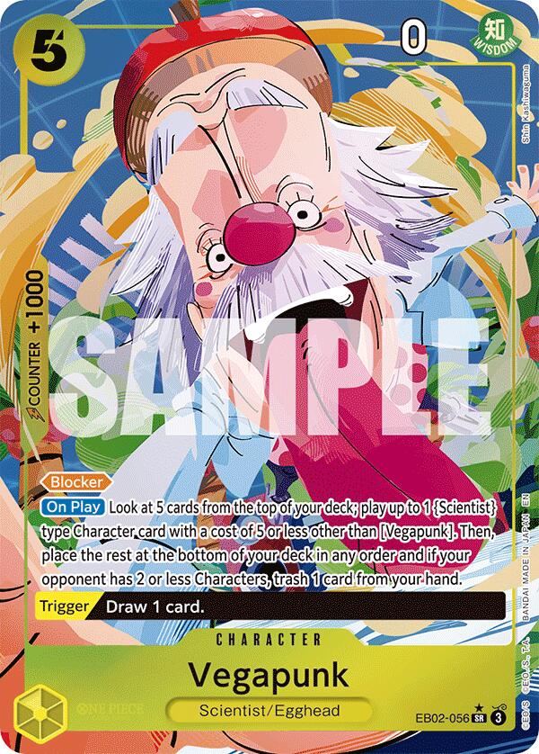 Vegapunk (Alternate Art) [Extra Booster: Anime 25th Collection]