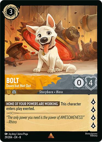 Bolt - Down but Not Out (29/204) [Reign of Jafar]