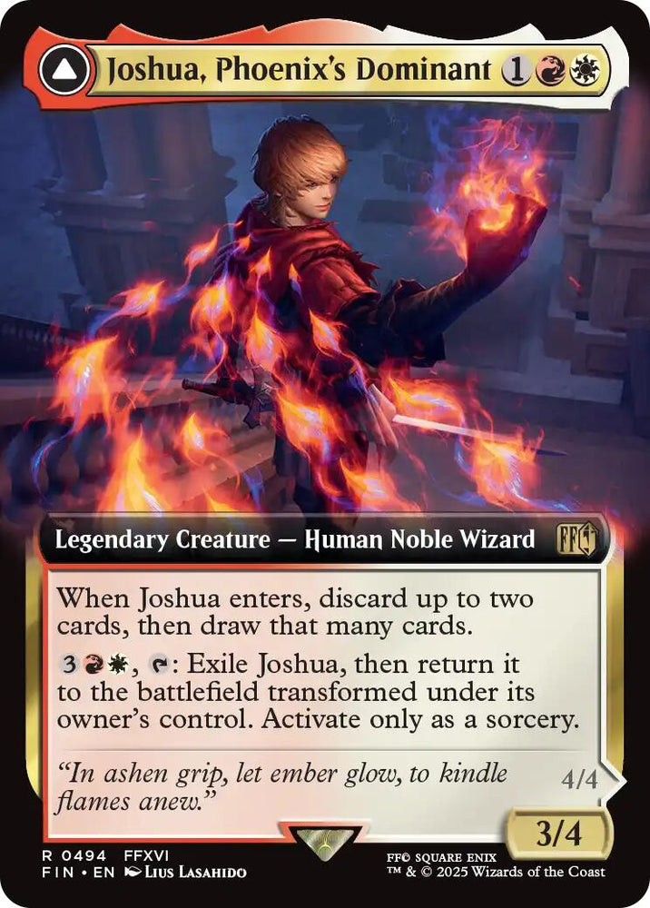 Joshua, Phoenix's Dominant (Extended Art) [FINAL FANTASY]