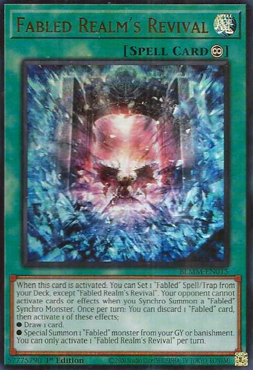 Fabled Realm's Revival [BLMM-EN015] Ultra Rare