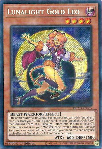 Lunalight Gold Leo [DUAD-EN005] Secret Rare