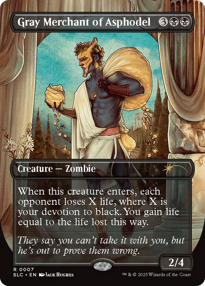 Gray Merchant of Asphodel [Secret Lair Countdown Kit]