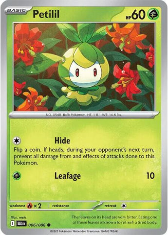 Petilil (006/086) [Scarlet & Violet: Black Bolt]