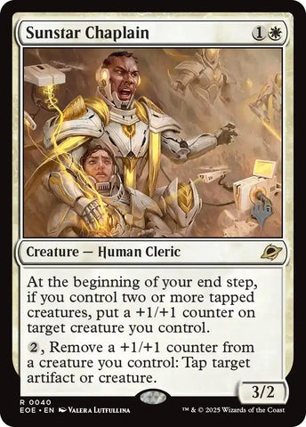 Sunstar Chaplain (Promo Pack) [Edge of Eternities Promo Pack]