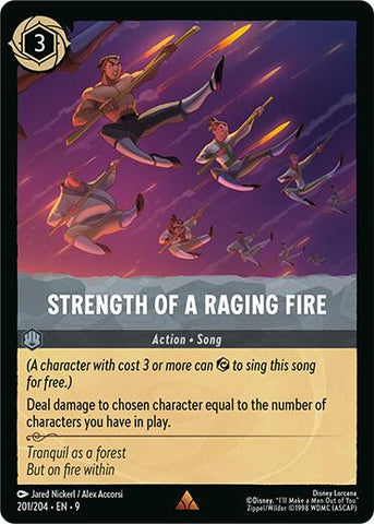 Strength of a Raging Fire (9) (201/204) [Fabled]