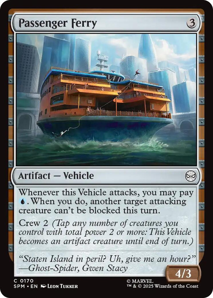 Passenger Ferry [Marvel's Spider-Man]