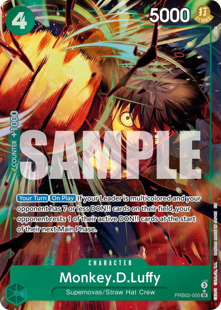Monkey.D.Luffy (Alternate Art) [Premium Booster -The Best- Vol. 2]