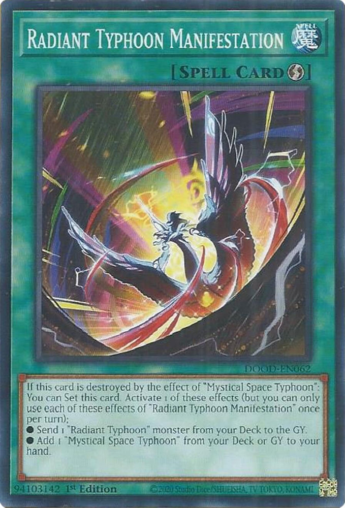 Radiant Typhoon Manifestation [DOOD-EN062] Common