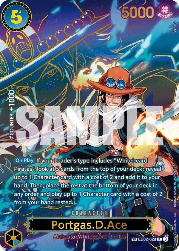 Portgas.D.Ace (EB02-028) (SP) [Carrying On His Will]