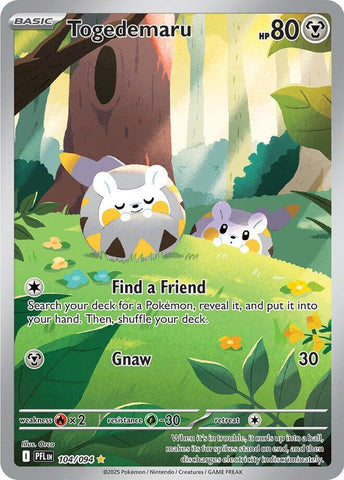 Togedemaru (104/094) [Mega Evolution: Phantasmal Flames]