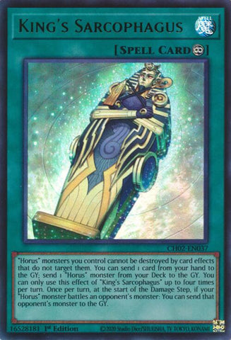 King's Sarcophagus [CH02-EN037] Ultra Rare
