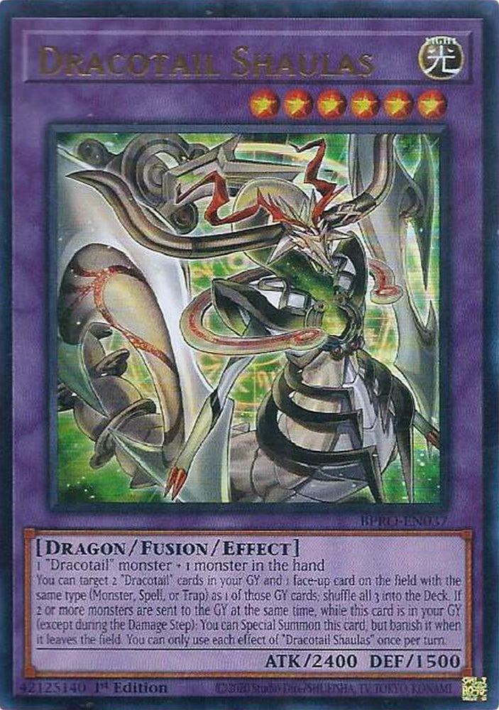 Dracotail Shaulas [BPRO-EN037] Ultra Rare