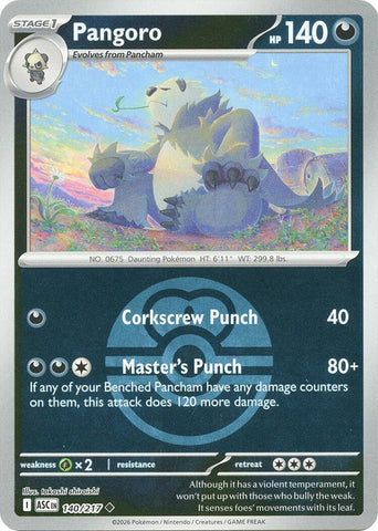 Pangoro (140/217) (Love Ball) [Mega Evolution: Ascended Heroes]