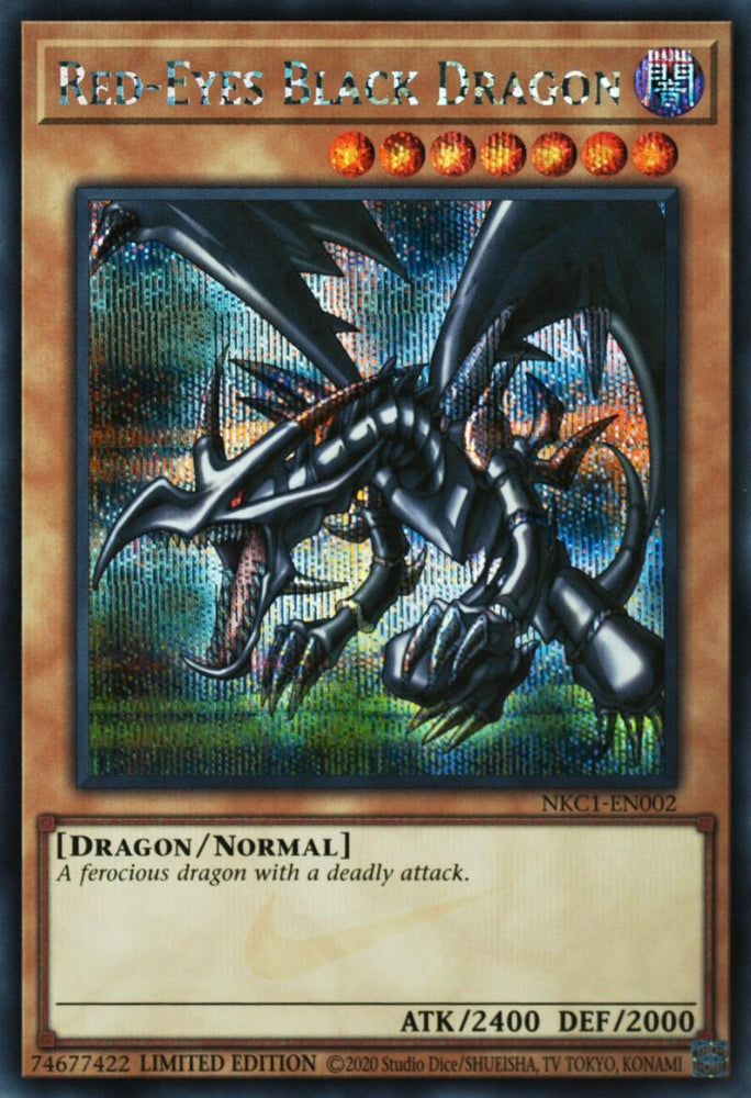 Red-Eyes Black Dragon (Nike Collaboration) [NKC1-EN002] Prismatic Secret Rare