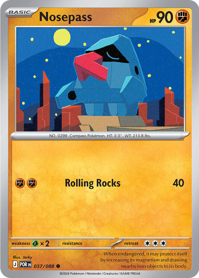 Nosepass (037/088) [Mega Evolution: Perfect Order]