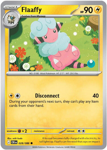 Flaaffy (028/086) [Mega Evolution: Chaos Rising]