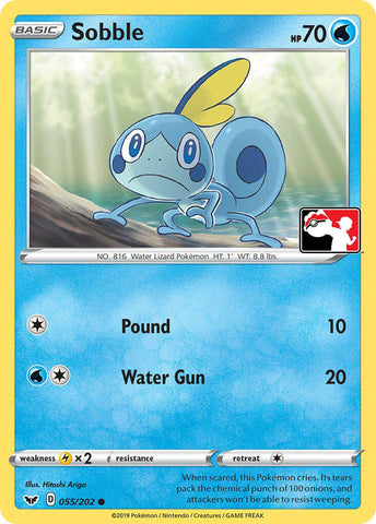 Sobble (055/202) (Library Exclusive) [Sword & Shield: Base Set]