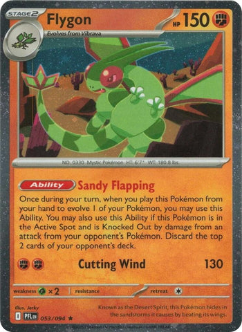 Flygon (053/094) (Cosmos Holo) [Mega Evolution: Phantasmal Flames]