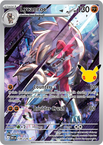 Lycanroc (138/128) [Mega Evolution: 30th Celebration]