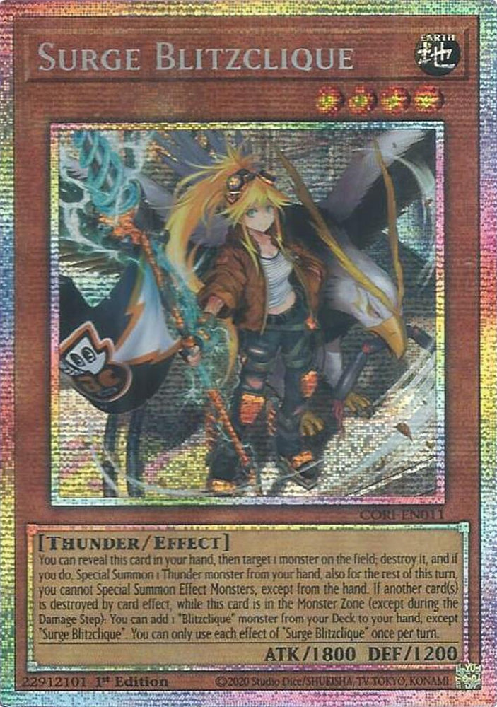 Surge Blitzclique (Starlight Rare) [CORI-EN011] Starlight Rare