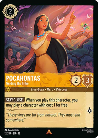 Pocahontas - Guiding the Tribe (12/207) [Attack of the Vine!]