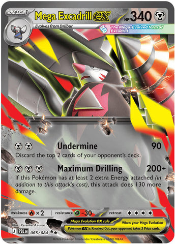 Mega Excadrill ex (065/084) [Mega Evolution: Pitch Black]