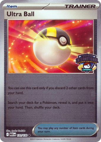 Ultra Ball (131/132) (European International Championship) [League & Championship Cards]