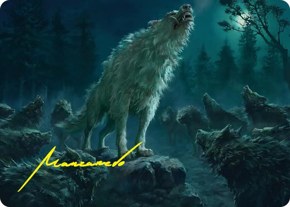 Reverent Howl Art Card (Gold-Stamped Signature) [The Hobbit Art Series]