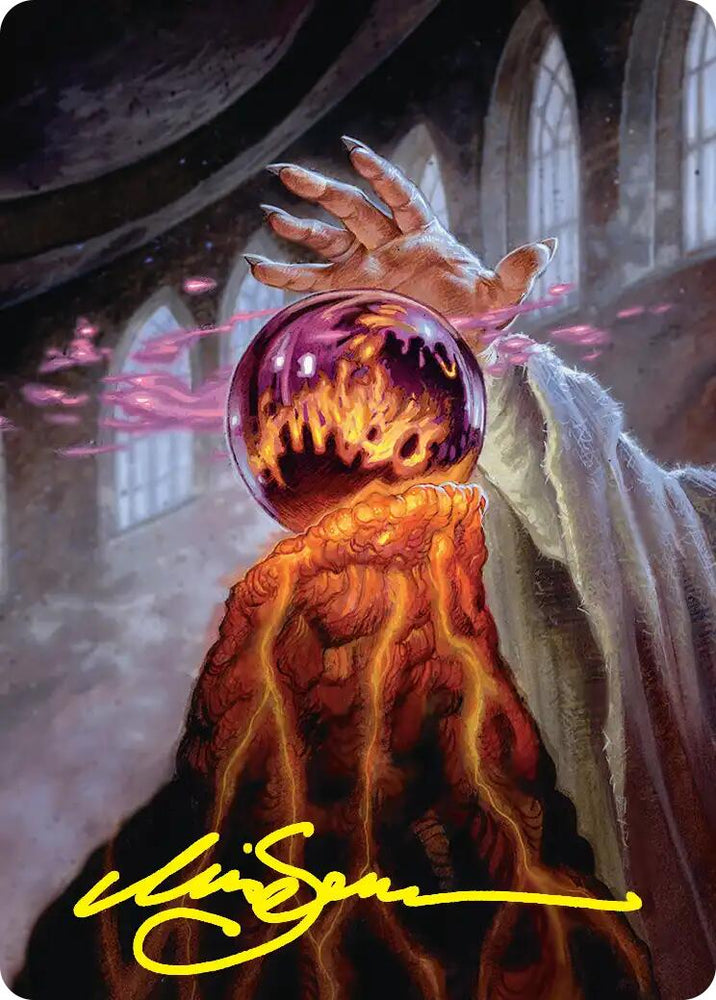 Palantir of Orthanc Art Card (Gold-Stamped Signature) [The Hobbit Art Series]