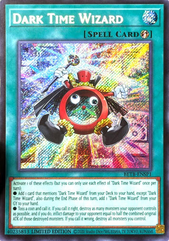 Dark Time Wizard (Secret Rare) [BETB-ENSP1] Secret Rare