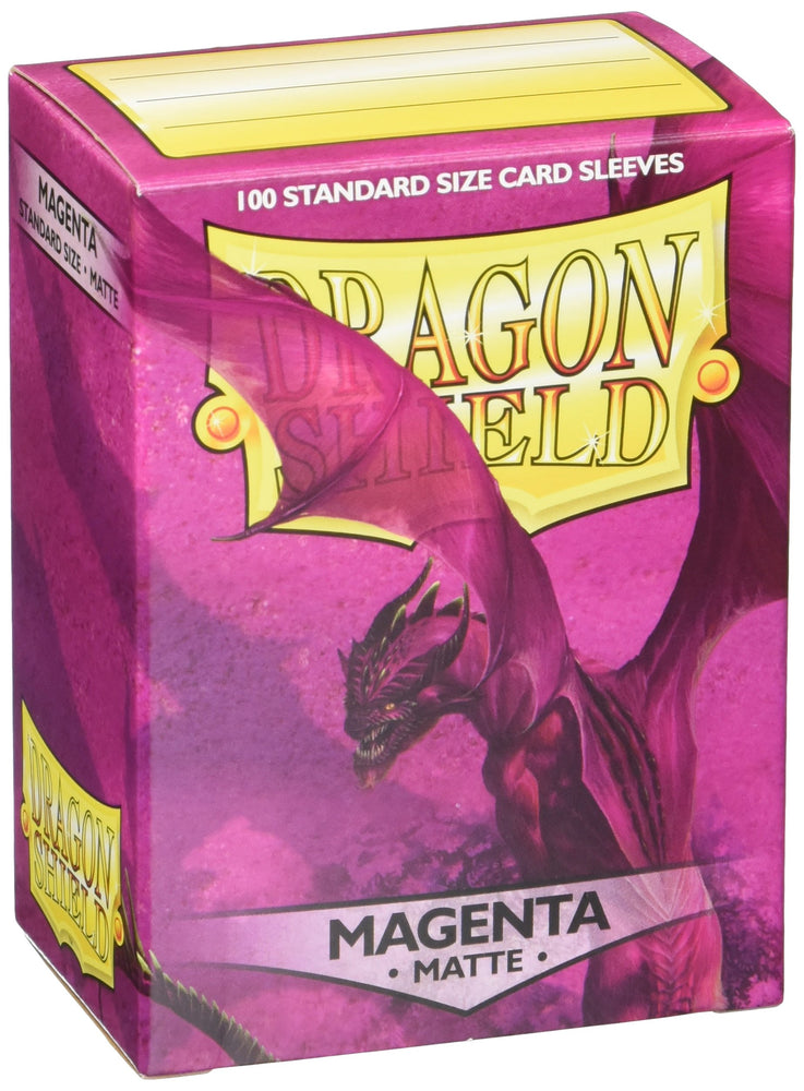 Dragon Shield Magenta Matte 100 ct Standard Sleeves