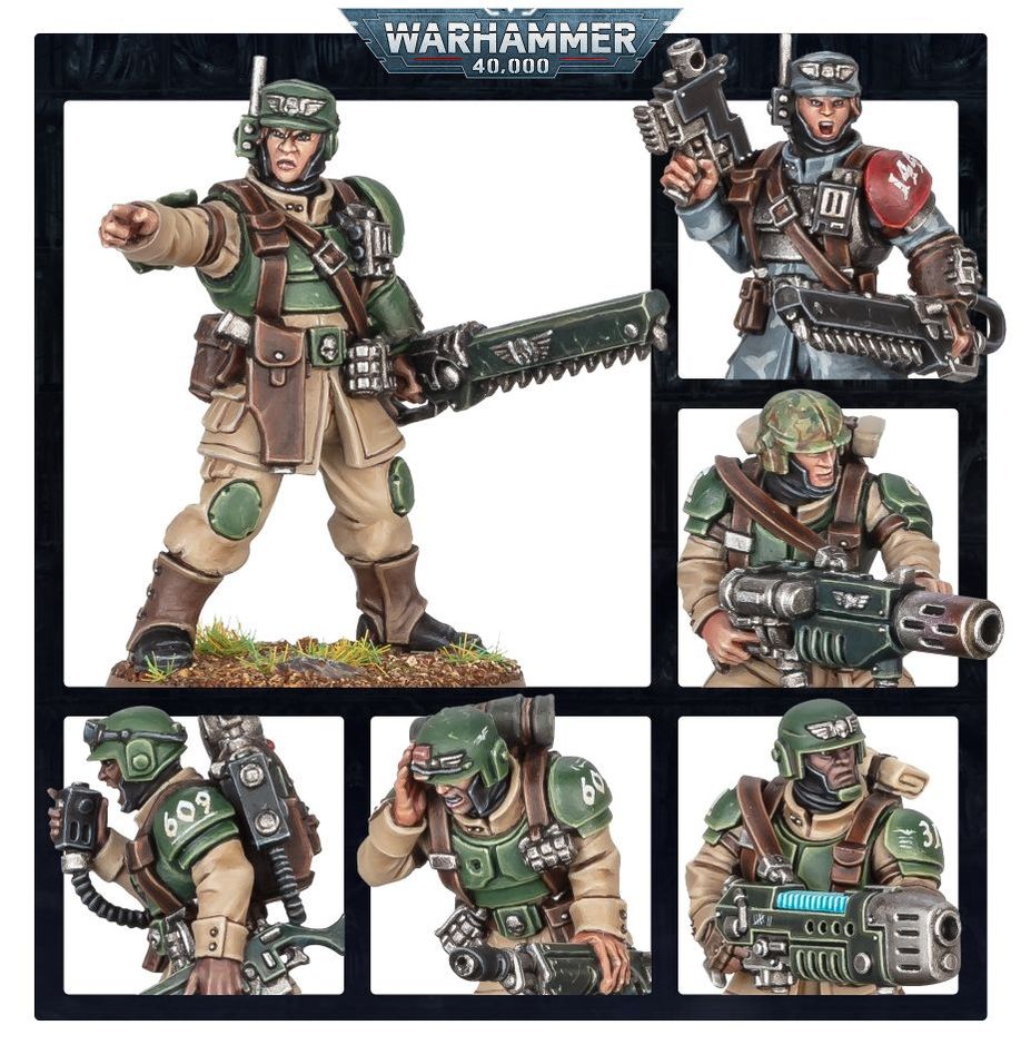 Warhammer 40K - Astra Militarum: Cadian Shock Troops