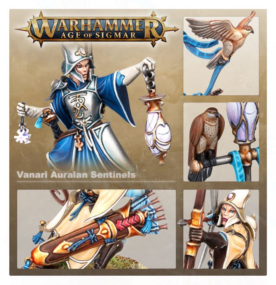 Warhammer: Age of Sigmar - Lumineth: Vanari Auralan Sentinels