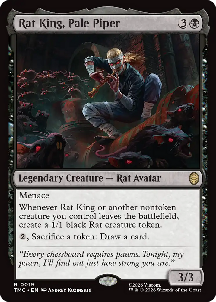 Rat King, Pale Piper [Teenage Mutant Ninja Turtles Commander]