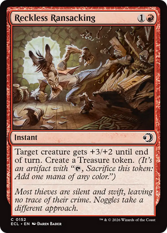 Reckless Ransacking [Lorwyn Eclipsed]