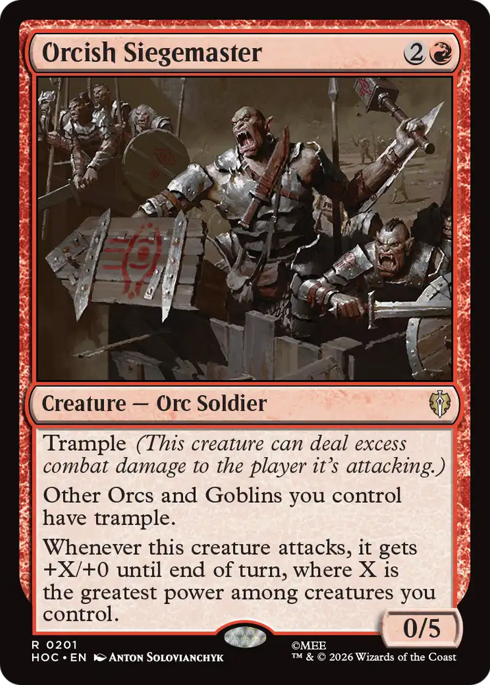 Orcish Siegemaster [The Hobbit: Eternal-Legal]