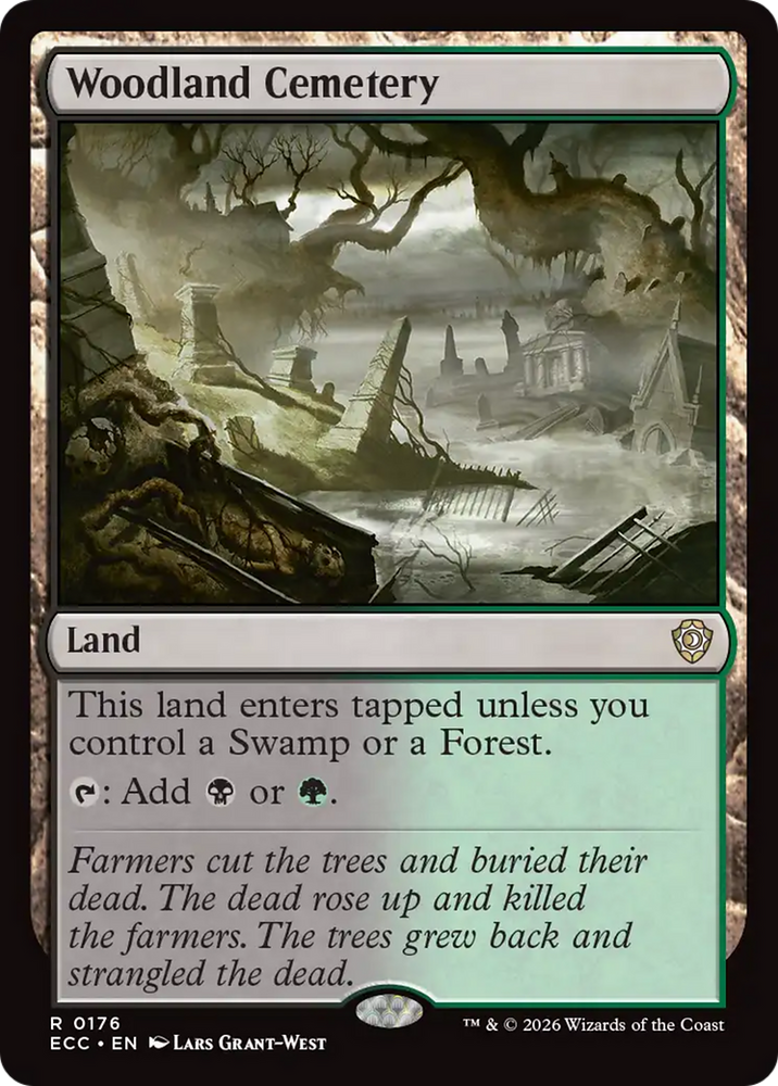 Woodland Cemetery [Lorwyn Eclipsed Commander]