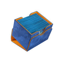 GameGenic Sidekick 100+ XL Deck Box - Blue and Orange