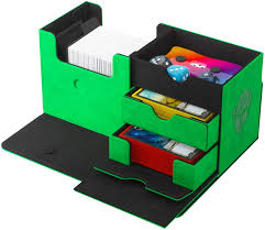 GameGenic The Academic 133+ XL Deck Box - Tolarian Edition Green and Black